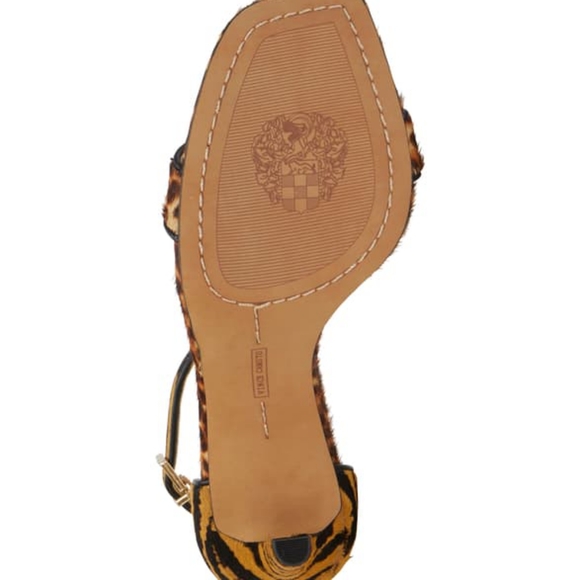👣Vince Camuto🐈 Leopard/Tiger Sandles shoes footwear unique looking  8M & 9.5M - Picture 5 of 13